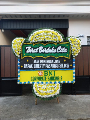 Papan Bunga Duka di Mandau