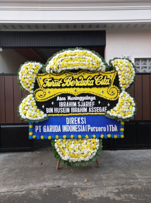 Papan Bunga Duka di Mandau
