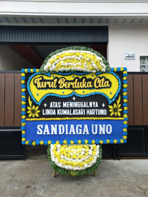 Papan Bunga Duka di Mandau