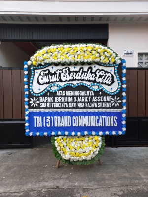 Papan Bunga Duka di Mandau
